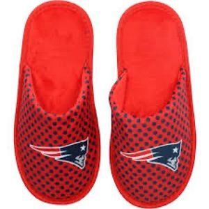 NFL New England Patriots FOCO Women's Big Logo Scuff Slippers